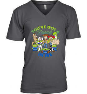 Disney Pixar Toy Story Cartoon Group Shot Men's V-Neck