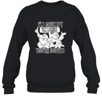 Load image into Gallery viewer, Disney Snow White Grumpy Cause You're Dopey Crewneck Sweatshirt
