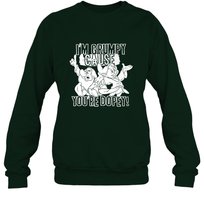 Load image into Gallery viewer, Disney Snow White Grumpy Cause You're Dopey Crewneck Sweatshirt

