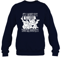 Load image into Gallery viewer, Disney Snow White Grumpy Cause You're Dopey Crewneck Sweatshirt
