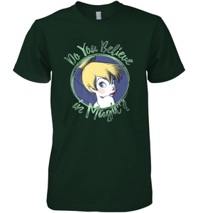 Disney Peter Pan Tinkerbell Do You Believe In Magic Men's Premium T-Shirt