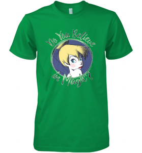 Disney Peter Pan Tinkerbell Do You Believe In Magic Men's Premium T-Shirt