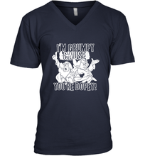 Load image into Gallery viewer, Disney Snow White Grumpy Cause You're Dopey Men's V-Neck
