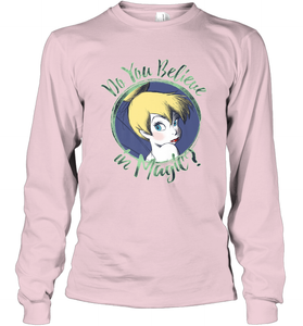 Disney Peter Pan Tinkerbell Do You Believe In Magic Long Sleeve T-Shirt